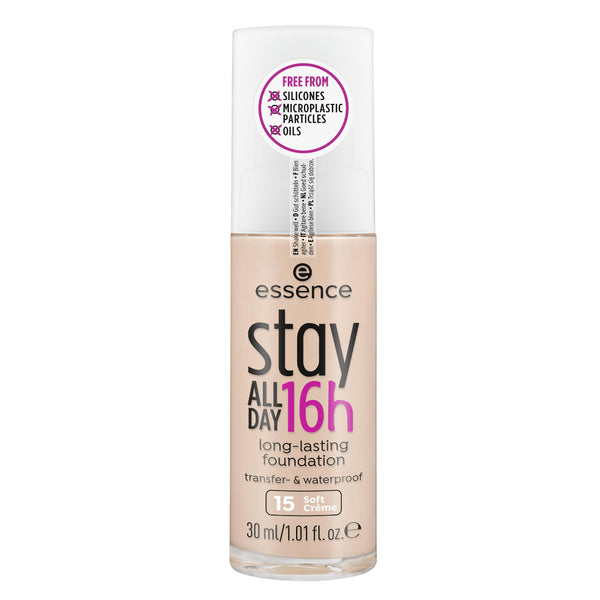 Essence new packaging stay all day 16 hour foundation