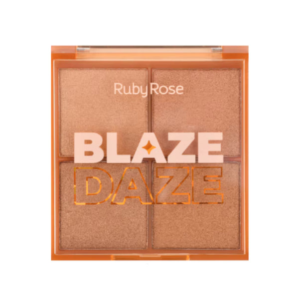 Ruby rose highlighter mini palette HB-7523 #3 blaze