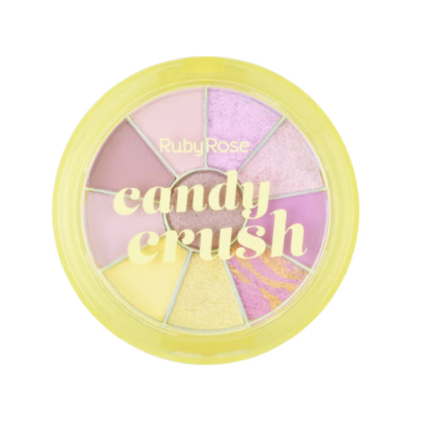 Ruby rose round eyeshadow and highlighter palette candy crush #3 HB-1075