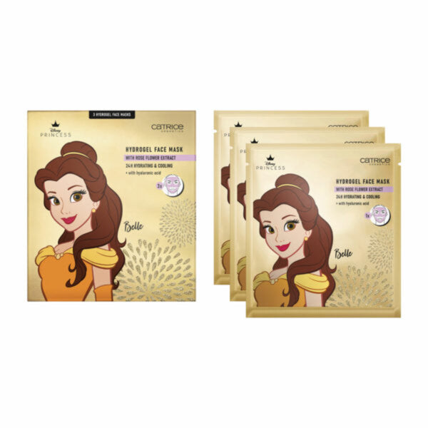 Catrice disney princess collection Belle hydrogel face mask with rose flower extract
