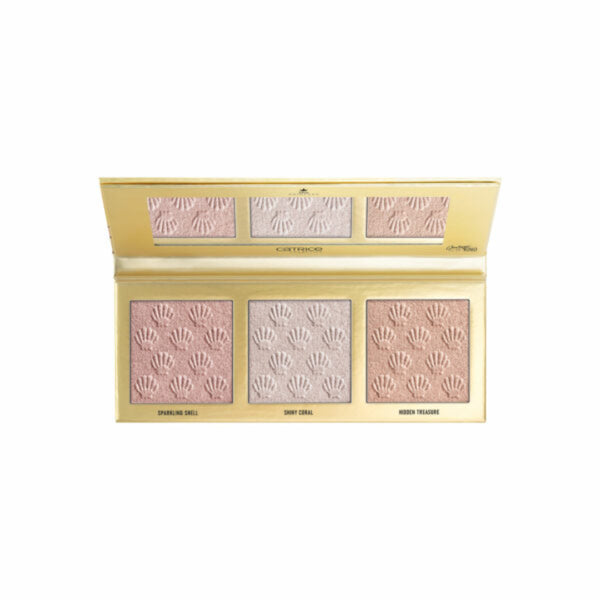 Catrice disney princess collection Ariel highlighter palette 3 shades