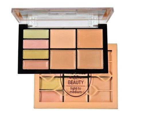 ruby rose-the skill of beauty concealer palette hb-8097 2-light to medium