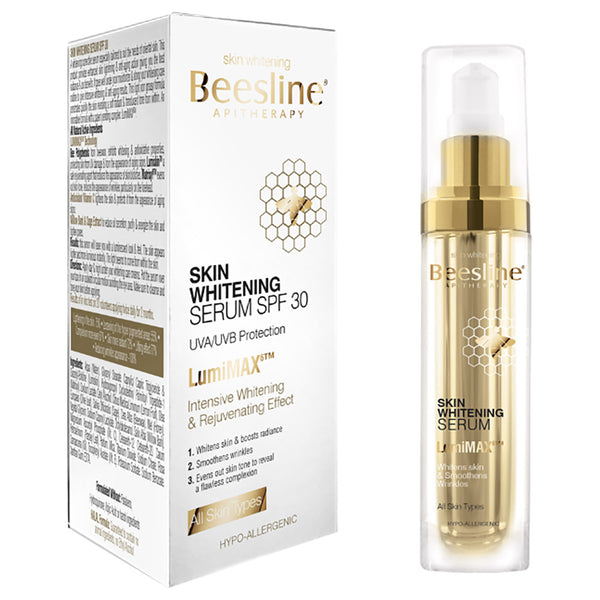 Beesline skin whitening serum spf 30 for all skin types 30ml