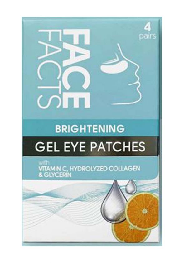 Face Facts Gel Eye Patches - Brightening 4 pairs