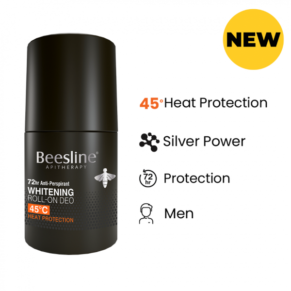 Beesline men whitening roll-on deodorant - super dry new formula