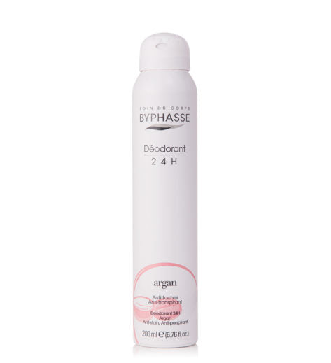 Byphasse Unisex 24H anti-perspirant deodorant argan (spray) 200ml