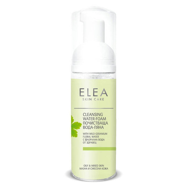 Elea skincare cleansing water foam for oily and mixed skin