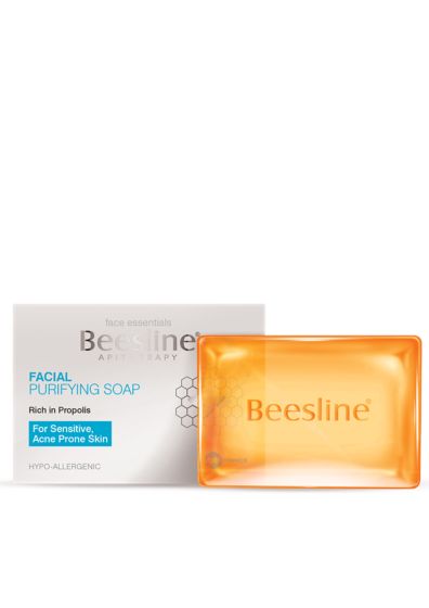 Beesline facial purifying soap for sensitive and  acne prone skin  beesline zed store.