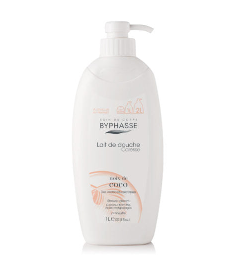Byphasse Caresse shower cream coconut 1L