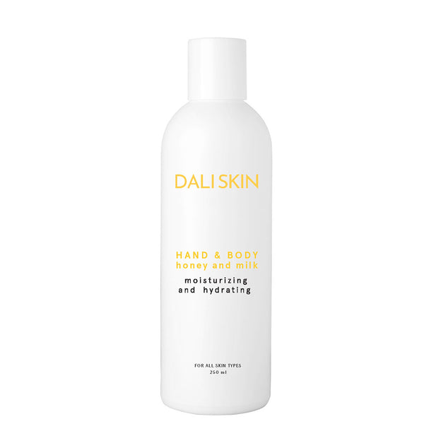 Dali Skin Hand and Body honey and milk moisturizing and hydrating 250 ml