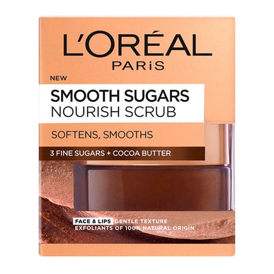 L'oreal pure-sugar nourish & soften cocoa scrub-L'oreal skin care-zed-store
