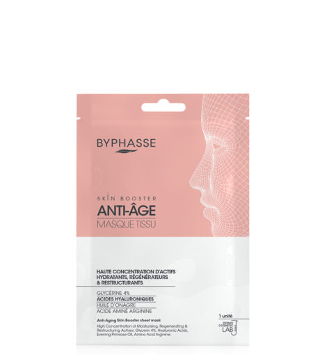 Byphasse skin booster anti-age masque tissu