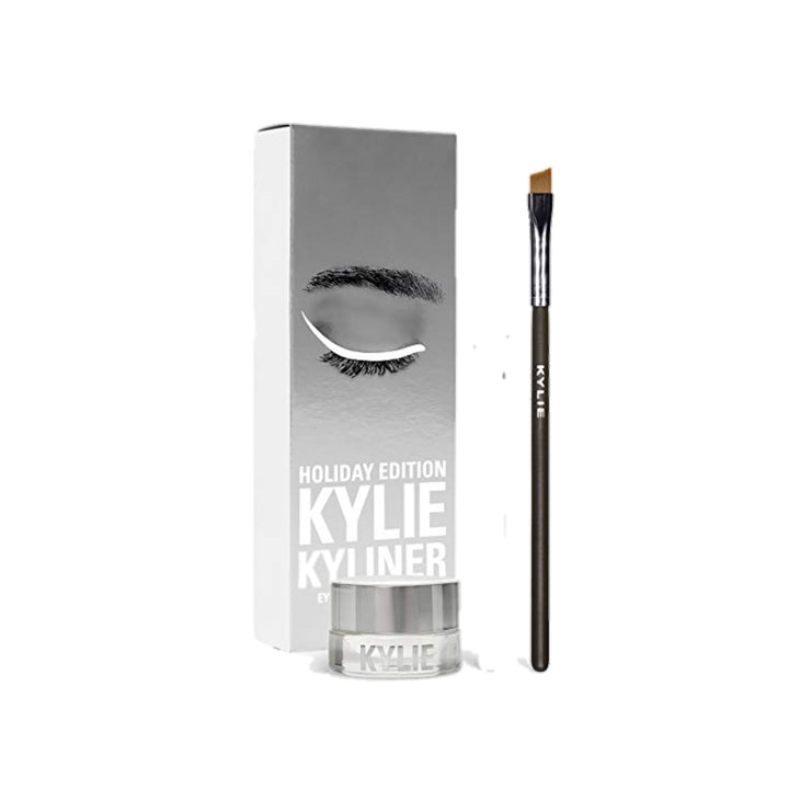 Kylie Creme Gel Eyeliner SNOW with Brush-Kylie cosmetics-zed-store