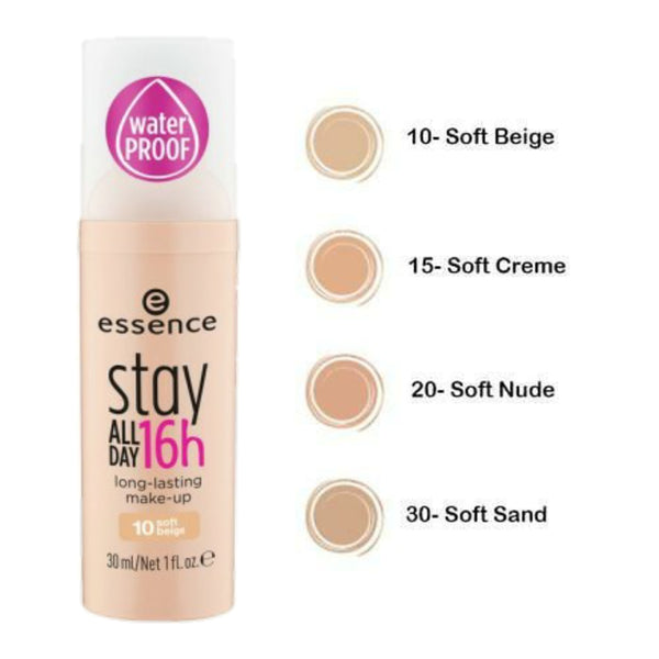 essence stay all day 16h foundation