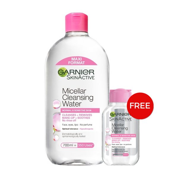 Garnier micellar cleansing water 700 ml + 100 ml FREE