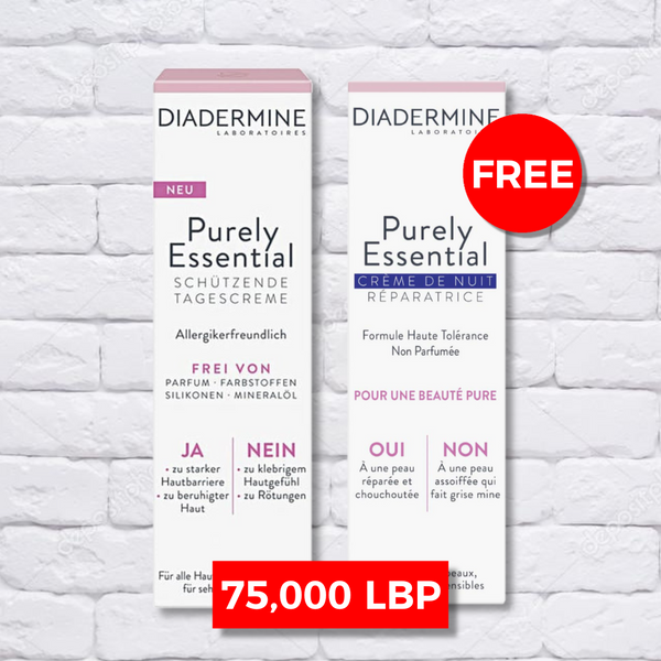 Diadermine Purely Essential Day Cream + Night Cream bundle