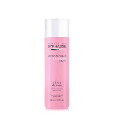 Byphasse Gentle toning lotion with rosewater all skin types 500ml-Byphasse-zed-store
