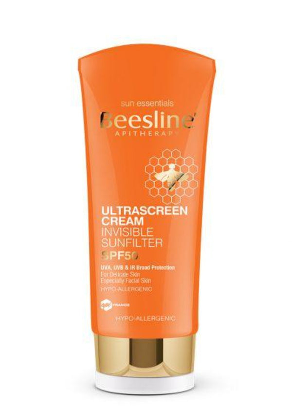 Beesline ultrascreen cream invisible sunfilter sunscreen spf50